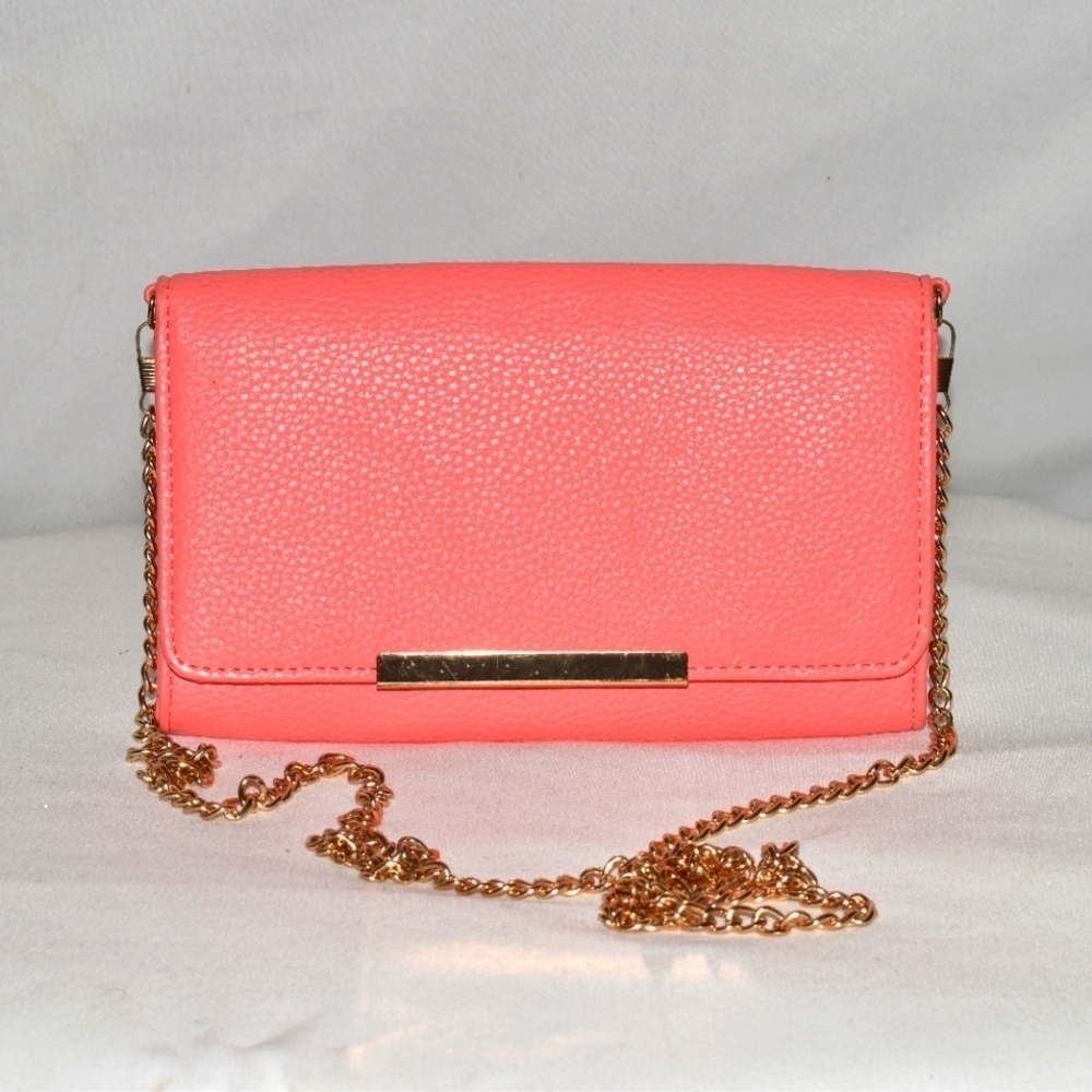 Designer Gold Chain Cluster Bag
